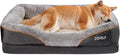 Large Memory Foam Dog Bed Orthopedic Sofa | Plush Dog Bed for Comfort | Orthopedic Dog Sofa Bed | Washable Dog Bed with Toy