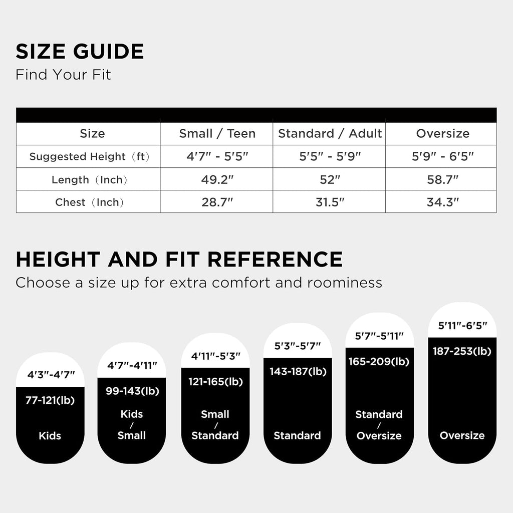 Blanket Hoodie Gifts for Men - Long-Length Wearable Hooded Blanket Sweatshirt Adult with Side Split and Belt, Warm Sherpa Fleece Blanket Jacket, Black