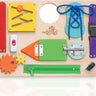EduPlay Montessori Busy Board Toy | toddler fine motor skills activity board | Montessori learning busy board | EduPlay interactive activity toy