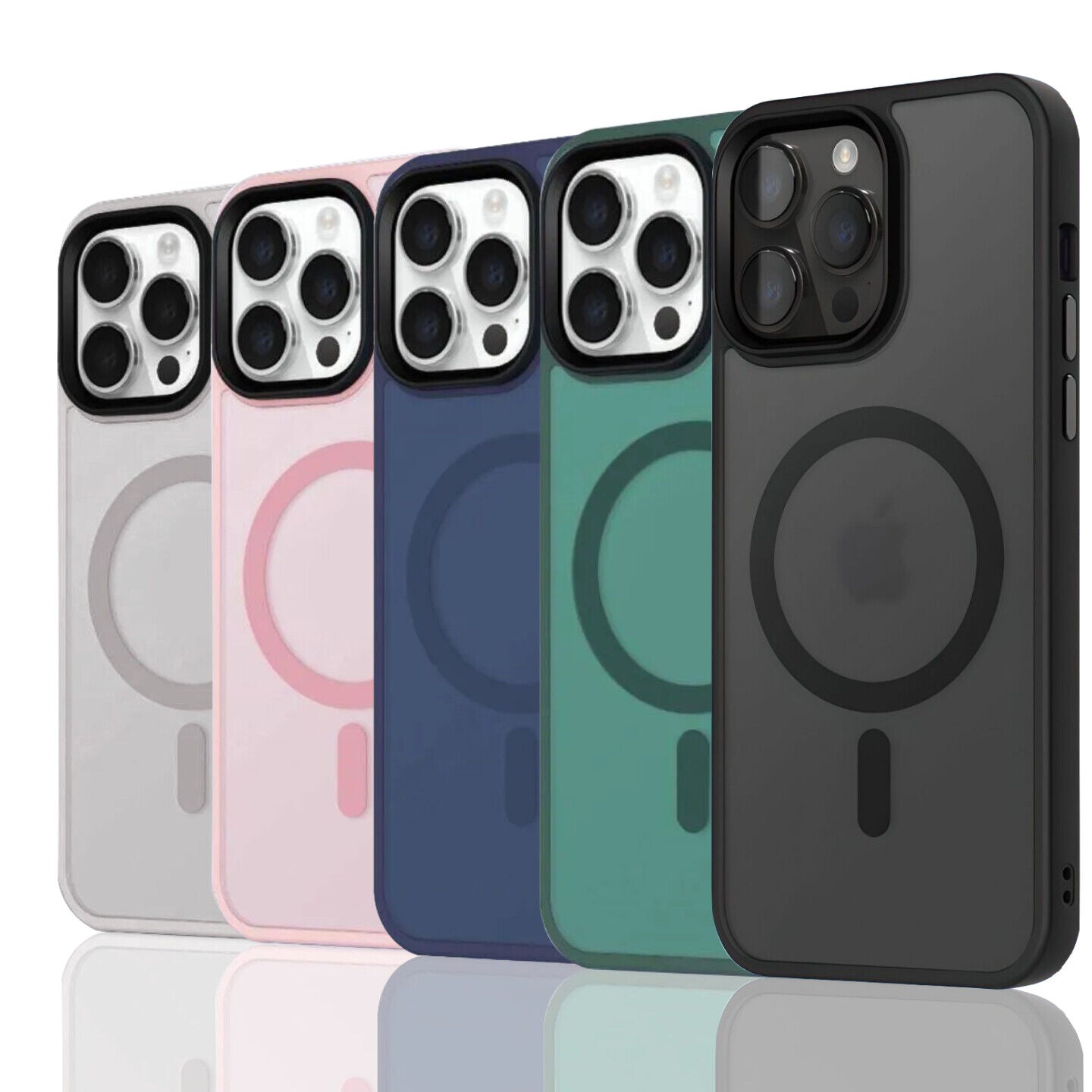 YourBrand Frosted Case iPhone Shockproof | iPhone protective case | MagSafe compatible case | Shockproof iPhone case