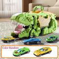DinoRacer Folding Dinosaur Transporter | 3-in-1 dinosaur race track | kids dinosaur transporter toy | DinoRacer folding playset