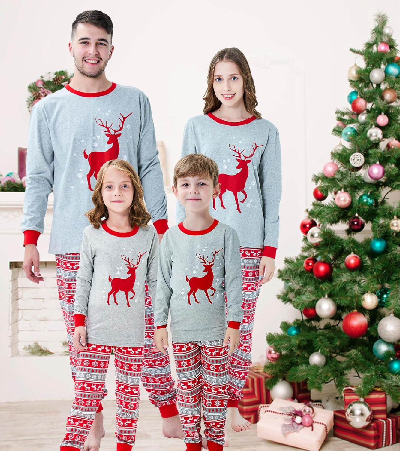 CozyFamily Christmas Pajamas Set Perfect for Family 