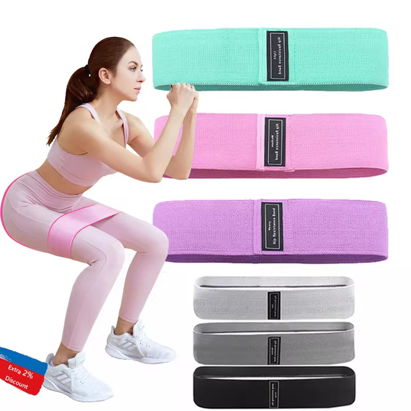 Fitness Resistance Band Elastic Expander | Buttocks Workout Rubber Band | Home Exercise Resistance Band | Elastic Fitness Expander for Legs
