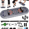 Adoreal 27 In 1 Portable Home Gym System Home Workout Equipment to Help Achieve Fitness Goals, 27-In-1 Portable Gym Exercise Equipment with Compact Push-Up Board, Resistance Bands, Ab Roller Wheel, and Pilates Bar
