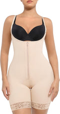 Shapewear for Women Tummy Control Fajas | Women Body Shaper Fajas | Zipper Open Bust Bodysuit Shaper | Waist Trainer Shapewear