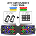 Folding Push Up Board Multi Mode Exerciser | Home Gym Chest and Core Workout | Adjustable Push Up Board for Adults | Multi Position Push Up Board