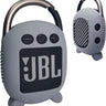 Grey Silicone Case for JBL Clip 4 Speaker | JBL Clip 4 Protective Cover | Silicone Speaker Case | Portable Bluetooth Speaker Case