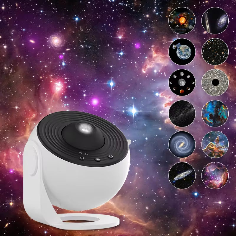 StarryDream Galaxy Projector Lamp | rotating starry sky projector | galaxy night light lamp | StarryDream celestial room projector