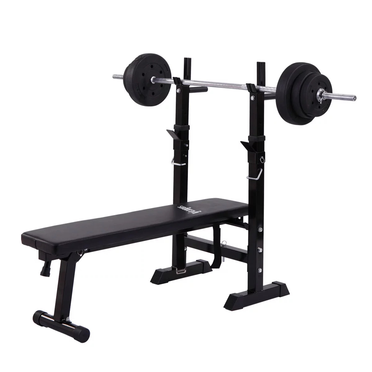 Folding Adjustable Weight Bench Home Gym | Home Gym Strength Training Bench | Adjustable Barbell Rack Bench | Foldable Workout Weight Bench