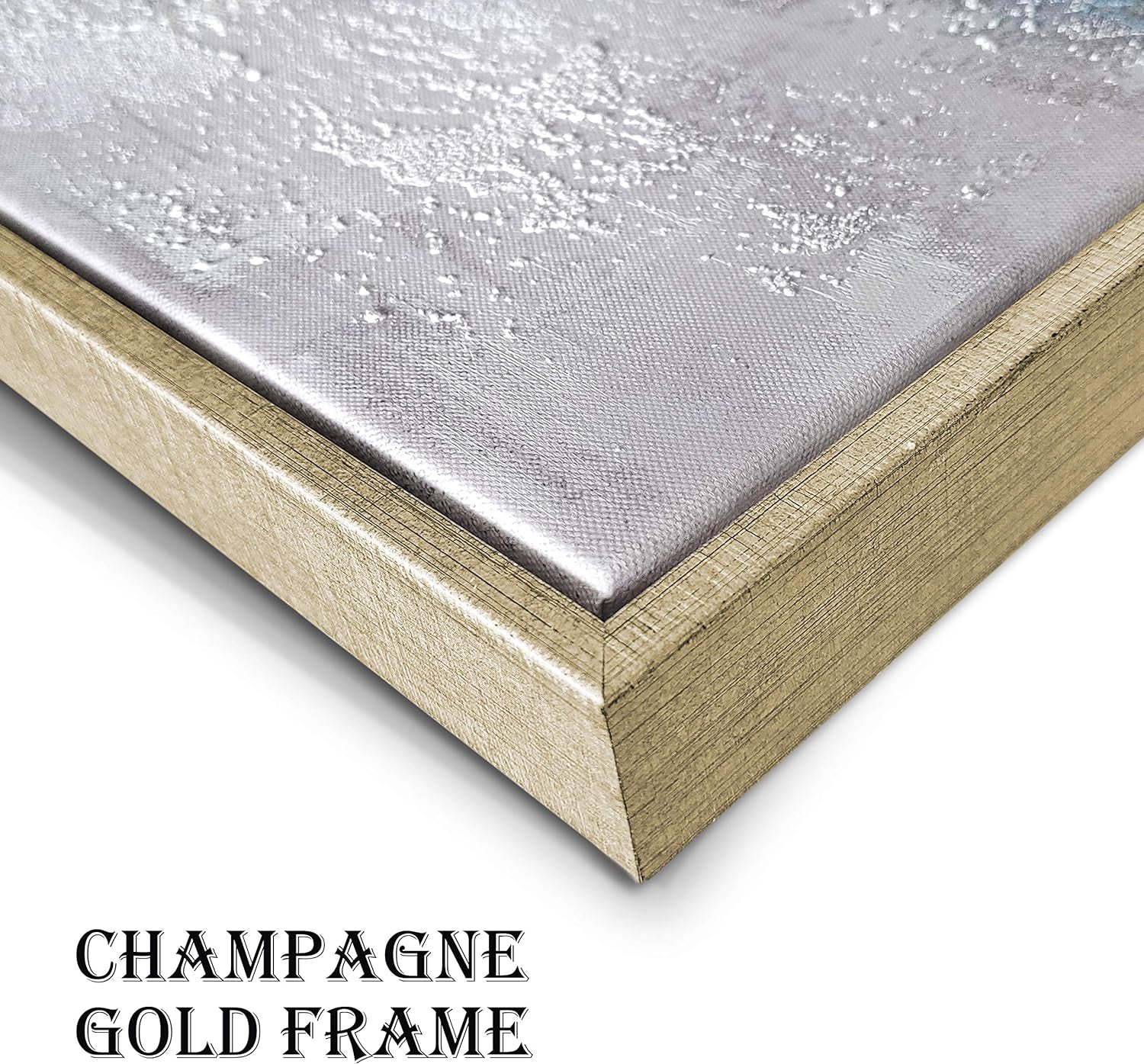 Abstract Canvas Framed Wall Art Marble | Minimalist Gold Foil Wall Painting | Modern Abstract Canvas Artwork | Textured Marble Framed Art Decor